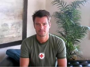 Life as We Know It actor, Josh Dumahel supports the American Red Cross. Image Source: American Red Cross